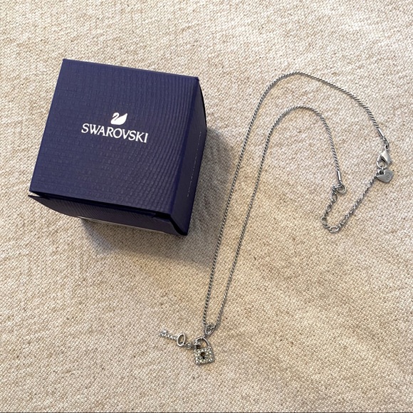 SWAROVSKI Lock & Key Necklace - Picture 3 of 3